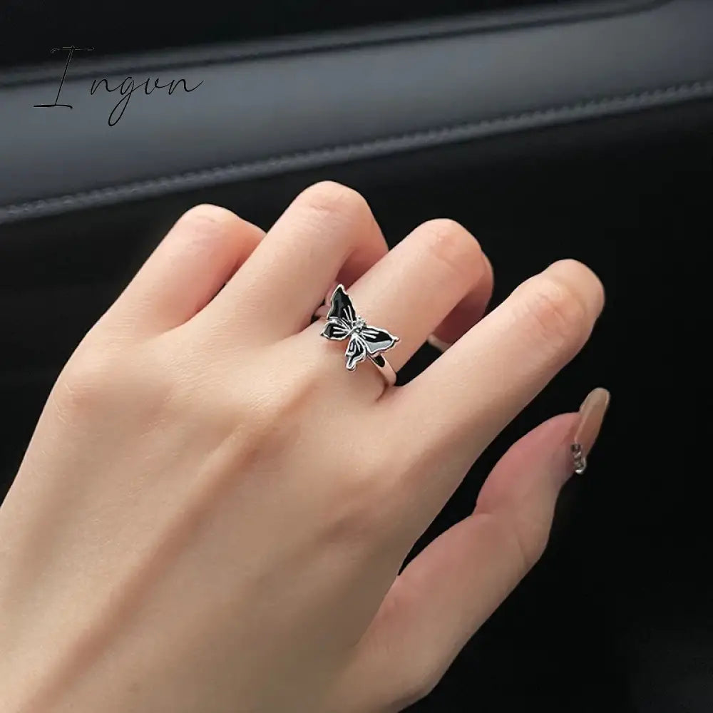 Y2K Jewelry Irregular Bowknot Rings For Women Girls Charm Colorful Zircon Natural Stone Wedding Bridesmaid Rings Finger bague