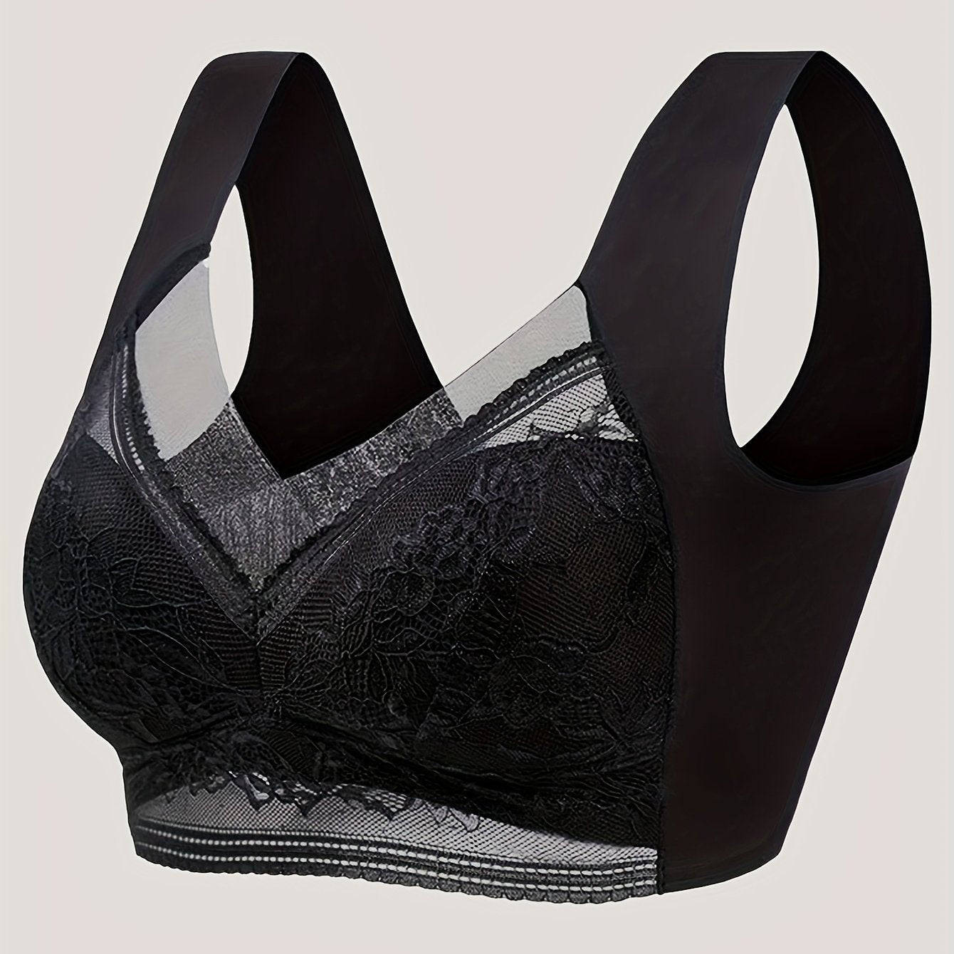 Comfy Seamless Wireless Bra - Everyday Bras for Women, Breathable, Casual, Push Up, Soft, Lightweight, and Invisible Under Clothes