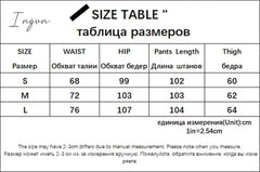 Ingvn - Womens Fashion Low Waisted Y2K Flare Jeans Aesthetic Retro 2000s Cute Denim Sweatpants Streetwear Fashion Harajuku Casual Capris Cuteandpsycho