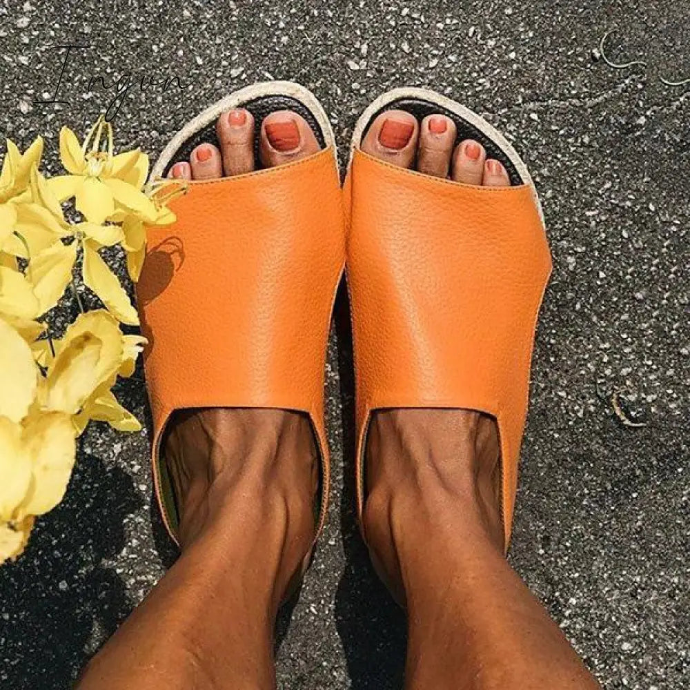 Ingvn - Summer Casual Comfy Slip On Sandals