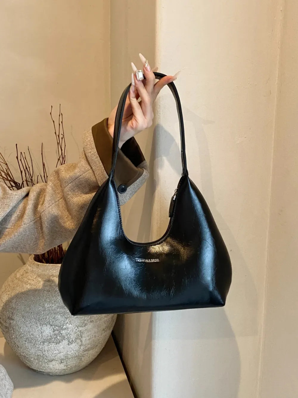 PU Leather Shoulder Bag