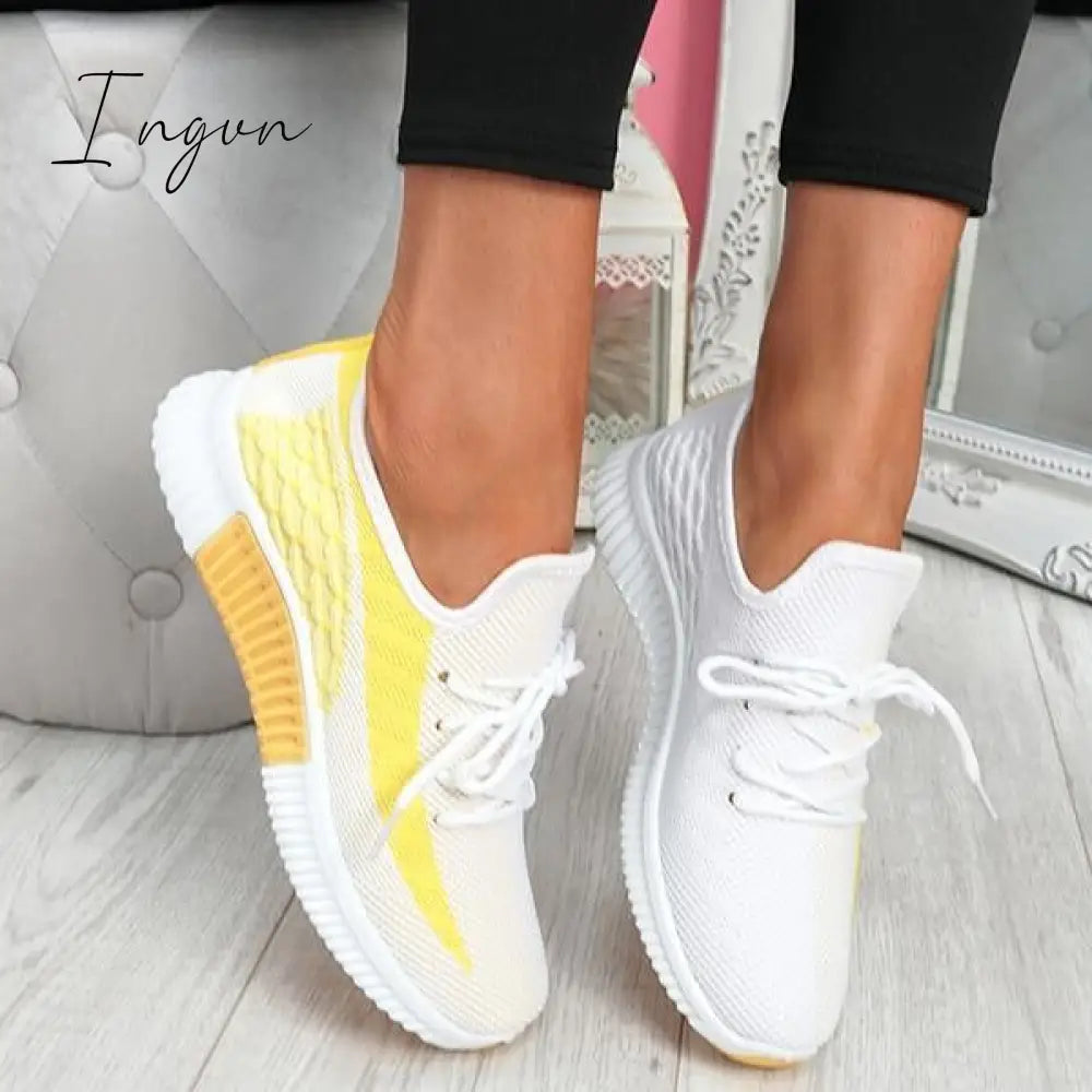 Ingvn - Breathable Lightweight Lace-Up Sneakers