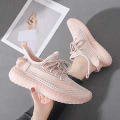 INGVN   2026 New Fashion Colors Women Mesh Shoes Breathable Fashion Lady Shoes Comfortable Nice Female Shoes With Soft Sole