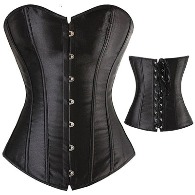 Plus Size Bustier Corsets Gothic Lace Up Binders and Shapers Overbust Body Shapewear Women Sexy Slimming Waist Trainer Boned 6XL