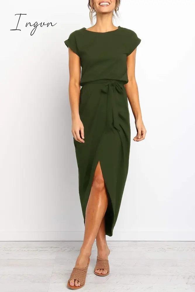 Ingvn -  After Midnight Ankle Length Midi Dress(4 Colors)