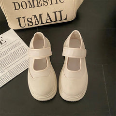 New French Style Women Espadrilles Casual Platform Zapatillas Mujer Black Daily Girls Mary Fashion Vintage Loafers Shoes