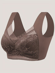 Comfy Seamless Wireless Bra - Everyday Bras for Women, Breathable, Casual, Push Up, Soft, Lightweight, and Invisible Under Clothes