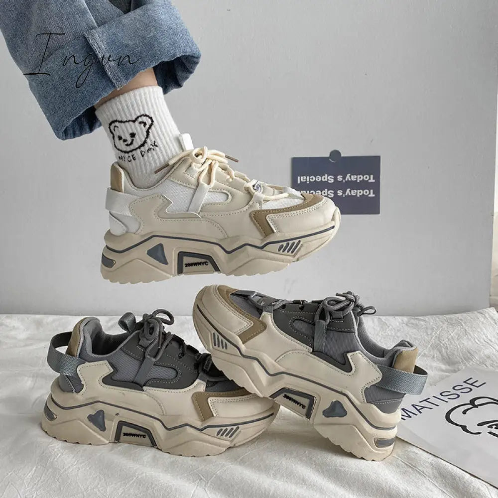 Ingvn - Aesthetic Fashion Platform Sneakers