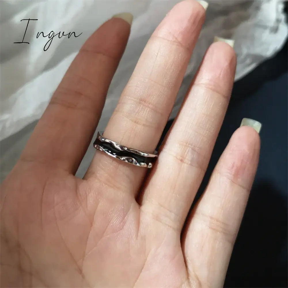 Fashion Gothic Animal Black Zircon Rings Y2K Star Crystal Opal Ring Goth Spider Butterfly Rings for Women Girl Aesthetic Jewelry