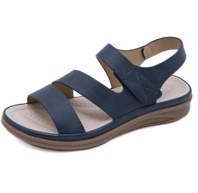 INGVN  Summer shoes women retro women's beach sandals round head slope comfortable lightweight sandals women's casual shoes hy710