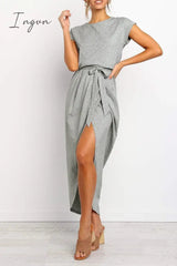 Ingvn -  After Midnight Ankle Length Midi Dress(4 Colors)
