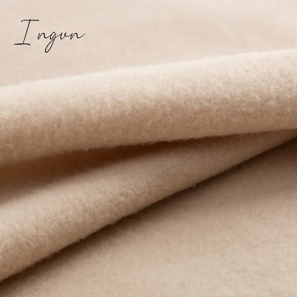 Ingvn - Thick Cotton Oversized Women Sweatshirt Hoodies Casual Loose Long Sleeve Harajuku Streetwear Crop Pullover Plus Size Ropa Mujer