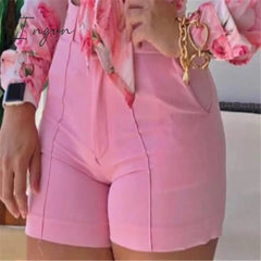 Ingvn - Women Long Sleeve Floral Printed Tie Knot Top Blouse Casual Spring Shirts Female