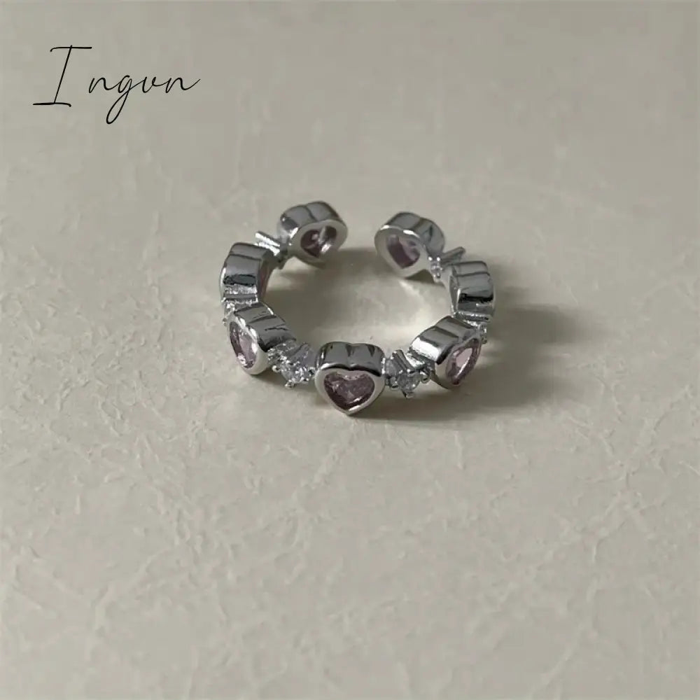 Korea Cute Rabbit Ear Rings Girl Women Bunny Butterfly Ring Zircon Jewelry Opening Rings For Girlfriend Sweet Cool Jewelry Gifts