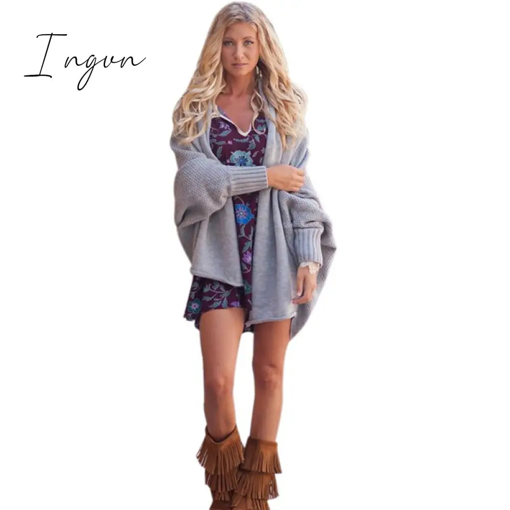 Ingvn - Oversize Batwing Sleeve Sweaters