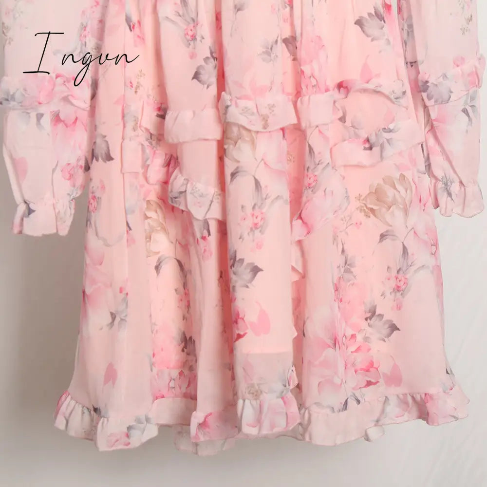 Ingvn - Fannic Summer Beach Mini Dress Woman Spaghetti Strap Cross Backless Sexy Deep V Print Bodycon Vestidos Fashion Short Dress