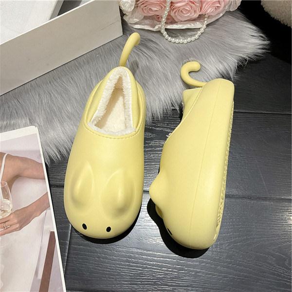Women's Heels Casual Female Sneakers Woman-shoes Shoes Slip-on Roses Fashion Rome Short Plush Basic Med PU with Shoes Women