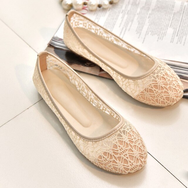 2026 Summer Women Flats Shoes Breathable Shallow Mouth Loafers Women Flats Shoes Mesh Sneakers Women Female Shoe Ballerina