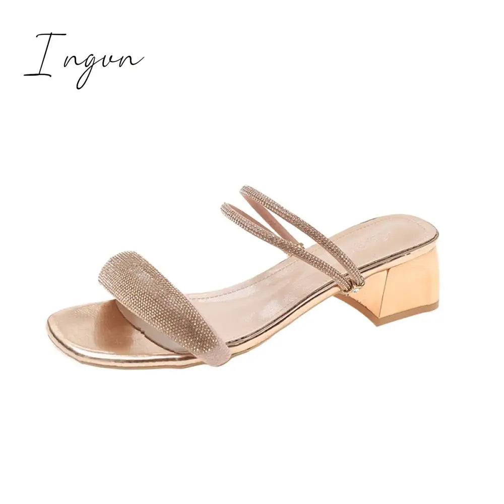 Ingvn - 2024 Fashion Women's Sandals peep-toe Heels, Women's Sandals, Party dress Shoes, Size 35-40