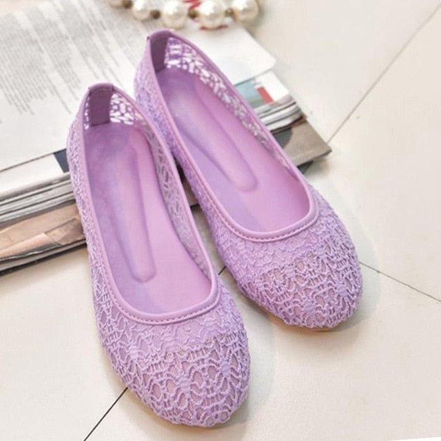 2026 Summer Women Flats Shoes Breathable Shallow Mouth Loafers Women Flats Shoes Mesh Sneakers Women Female Shoe Ballerina