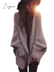 Ingvn - Oversize Batwing Sleeve Sweaters