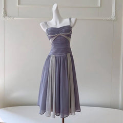 Fashion Women Dress Sleeveless Strapless Lace Patchwork Female Summer Party Dresses New Tide 3QW1315