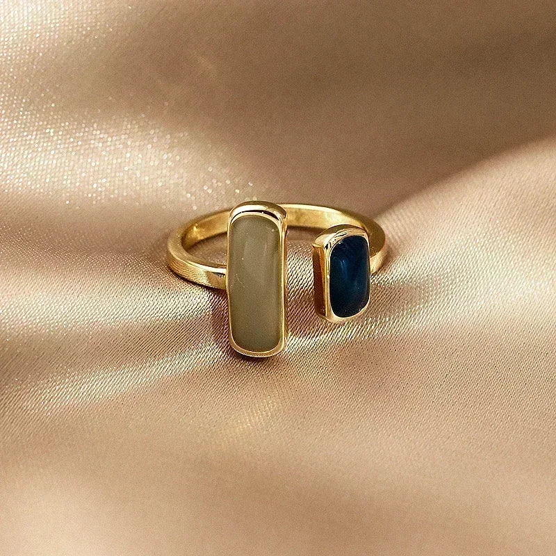 INGVN  Stainless Steel Simple Smooth Metal Heart Ring for Women Men Y2K Trendy Ring Korean Elegant Party Jewelry Couple Gifts