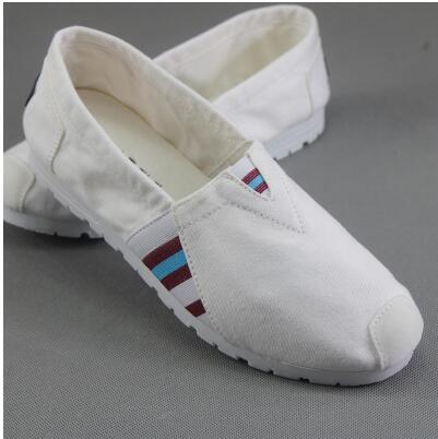 Summer New Style  Women's Singles Shoes Old Beijing Cloth Shoes Denim Canvas Shoes +Pure hand embroidered insole