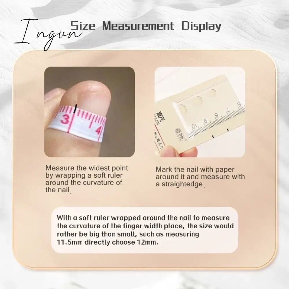 Cute Rabbit Handmade Press on Nails Fake Nails Short Round Head Manicure Nail Art Kawaii False Nails Full Cover Finger Tips Girl