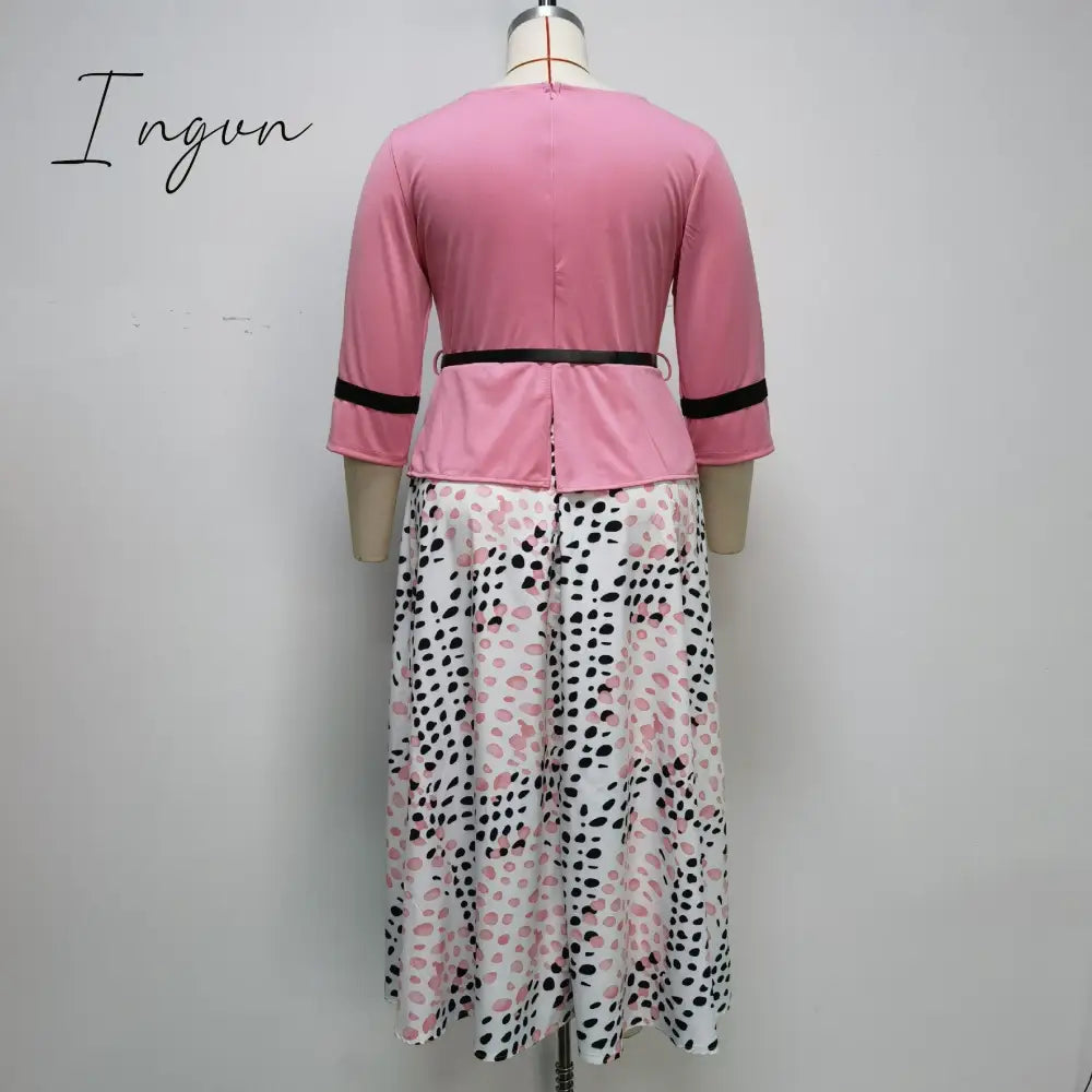 Ingvn - 2XL-6XL Plus Size Christmas Dress African Dresses For Women Clothing Winter Dashiki Robe Femme Party Maxi Dress African Clothes