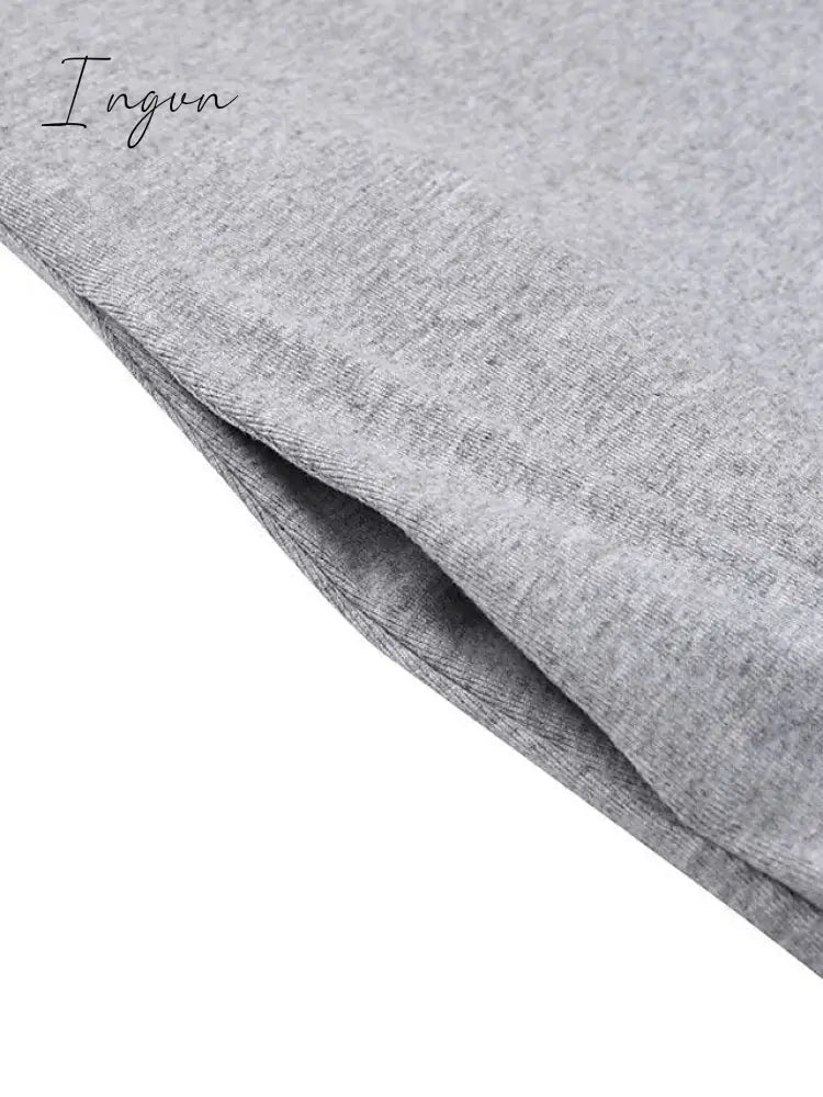 Ingvn - Women's Plus Size Casual Dress Solid Color V Neck Long Sleeve Winter Fall Basic Casual Maxi long Dress Daily Vacation Dress