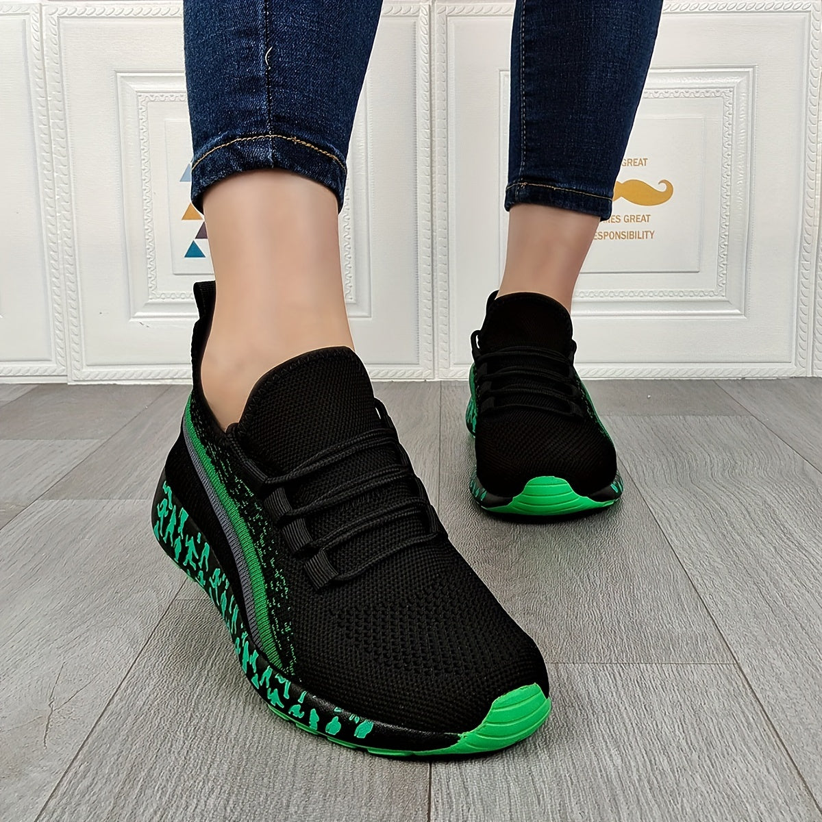 Ultra-Lightweight Womens All-Season Sneakers - Breathable, Comfortable, Non-Slip, Lace-Up Design - Perfect for Casual Running, Walking, and Everyday Wear