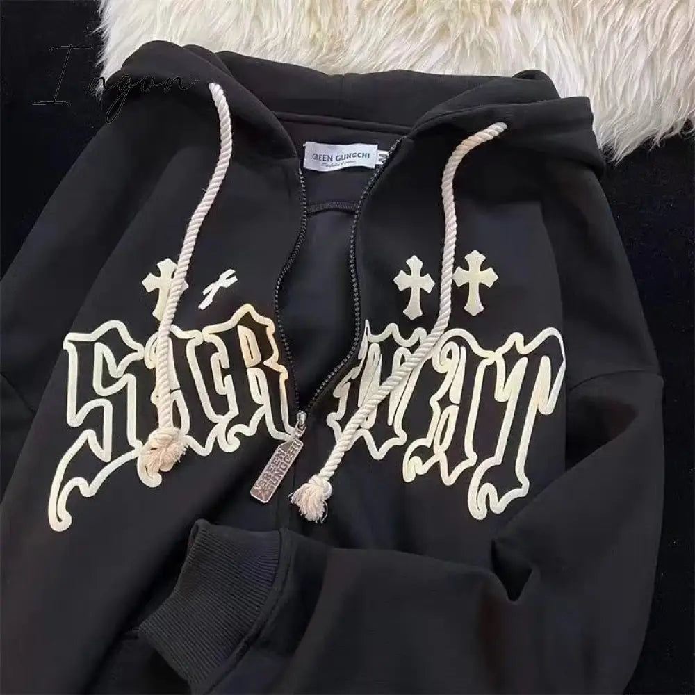 Ingvn - Alt Cute Zip Up Hoodie