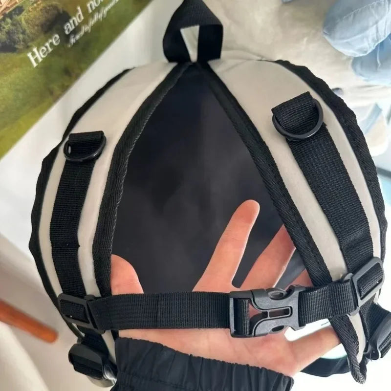Ingvn  Y2k Gothic Womens Backpack Butterfly Patchwork Student School Backpacks Large Capacity Vintage Fashion Designer Luxury Bag