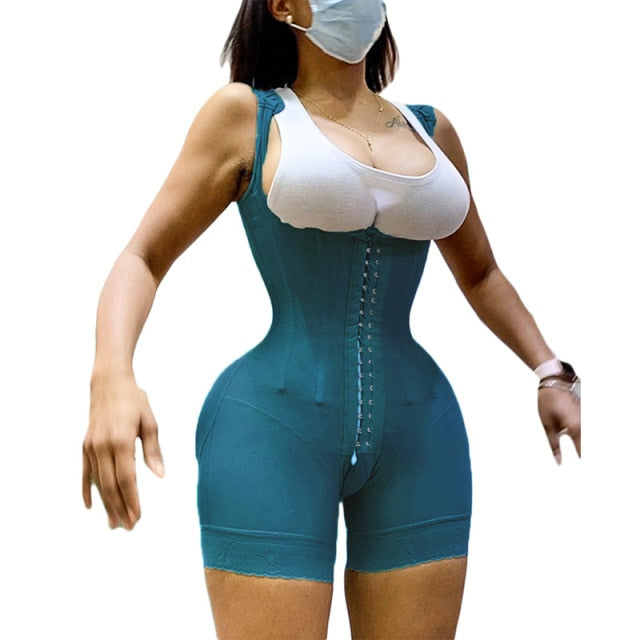 Voguable Breasted Lace Butt Lifter High Waist Trainer Body Shapewear Women Fajas Slimming Underwear with Tummy Control Panties