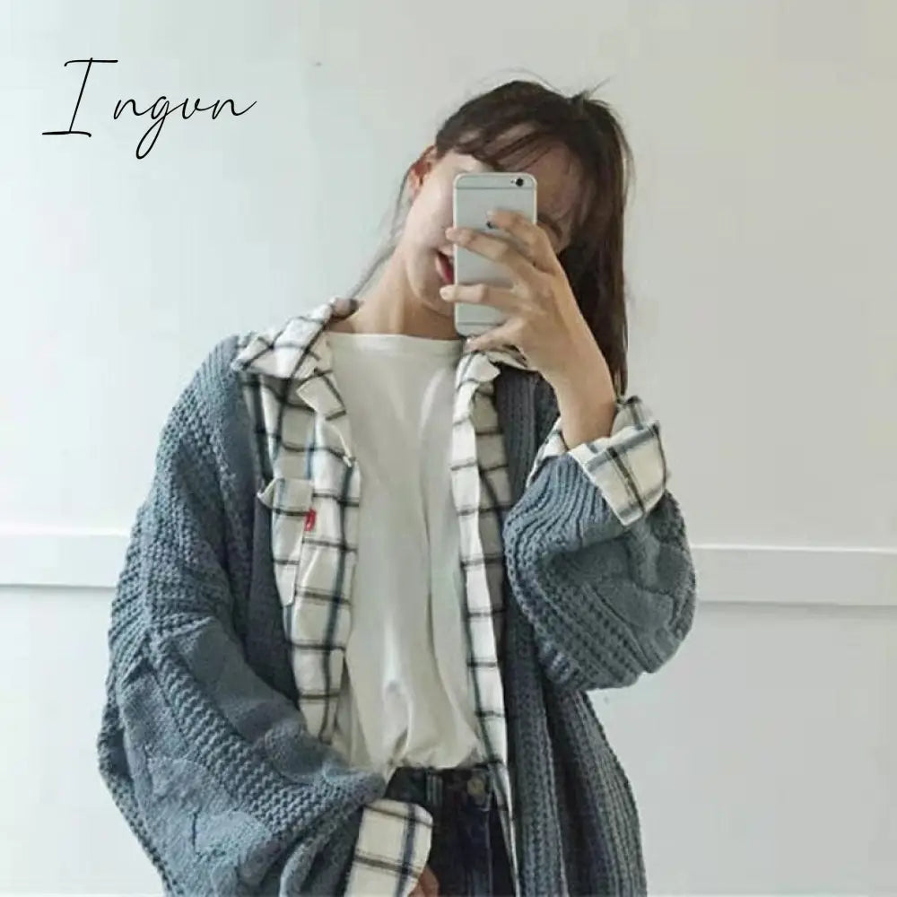 Ingvn - Warm Knit Sweater Cardigan