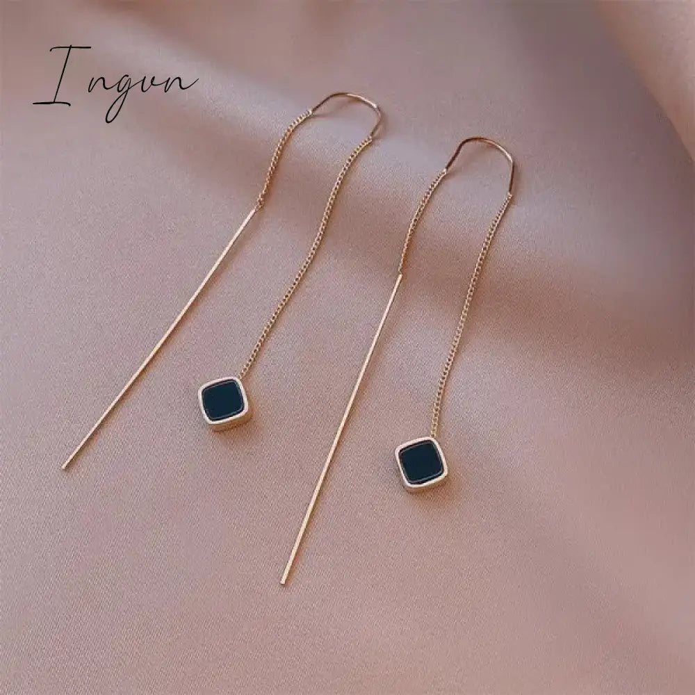 Exquisite Drop Ear Line Long Hanging Earrings For Women Zircon Crystal Bee Butterfly Flower Piercing Earing Accessories Jewelry
