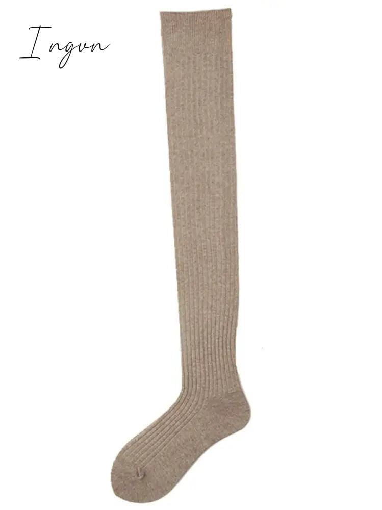 Ingvn - Autumn winter Cotton Knee-high stockings