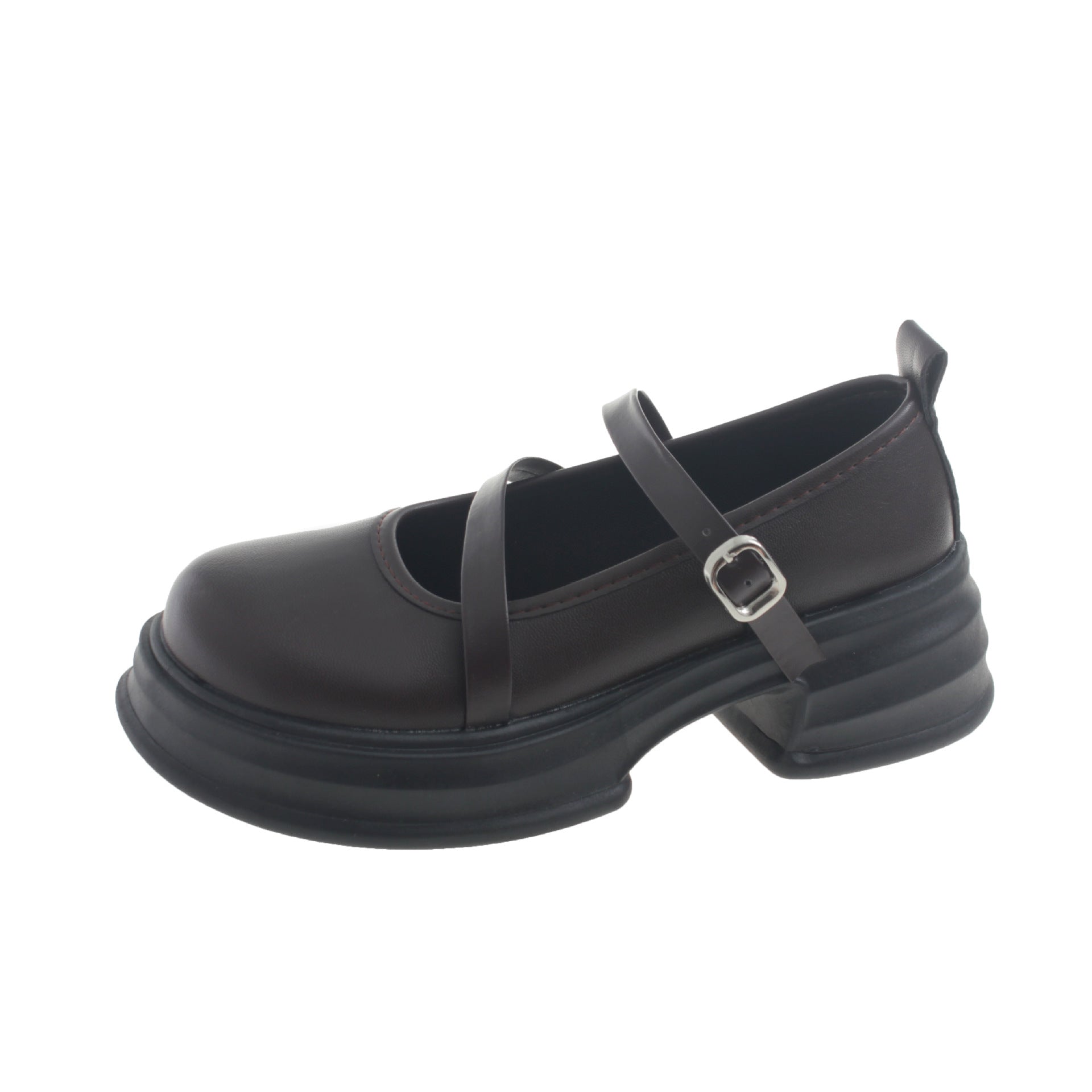 Vintage Mary Jane Shoes Women's Small Leather Shoes 2023 Spring and Summer New All-match College Style Thick Bottom Shallow Mouth Single Shoes Wholesale