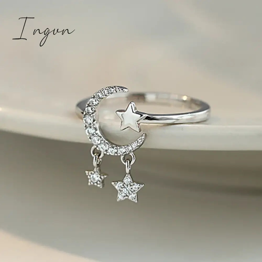 New Fashion Butterfly Rings Shiny Cubic Zirconia Leaves Geometric Adjustable Finger Ring Girls Minimalist Dainty Jewlery Gifts