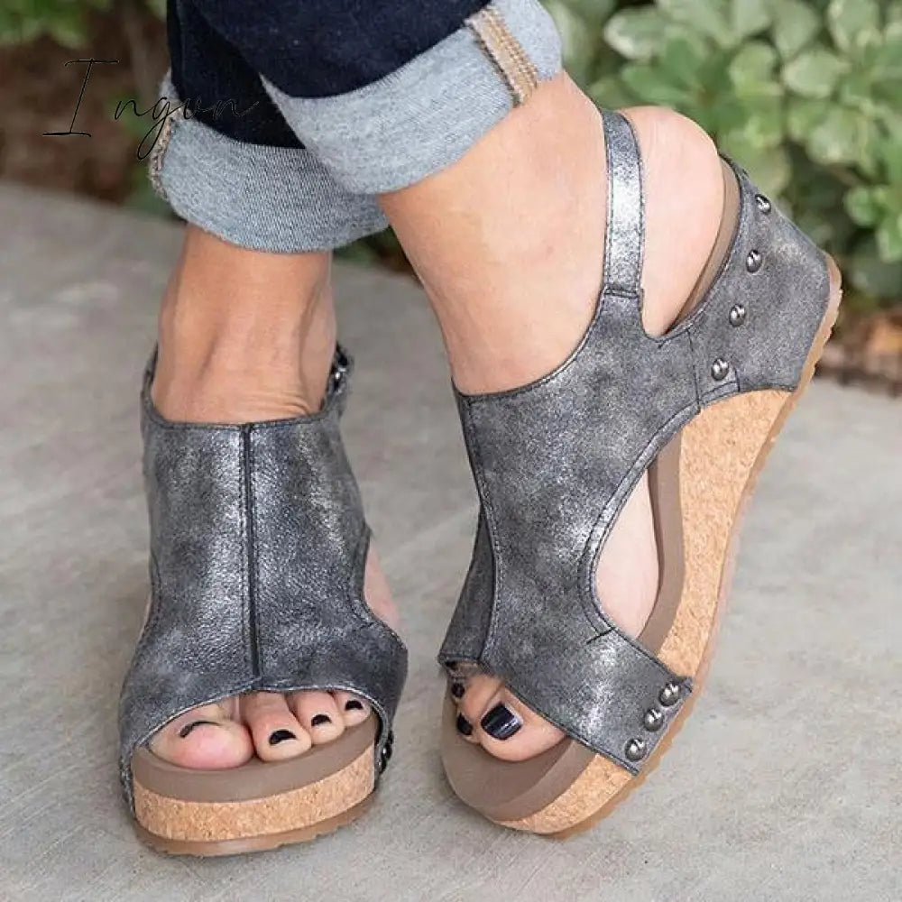 Ingvn - Women Fashion Comfy Wedges