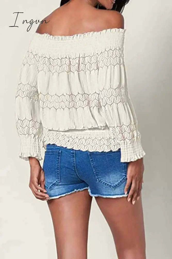 Ingvn -  Flounce Design Dusty Blouse (7 Colors)
