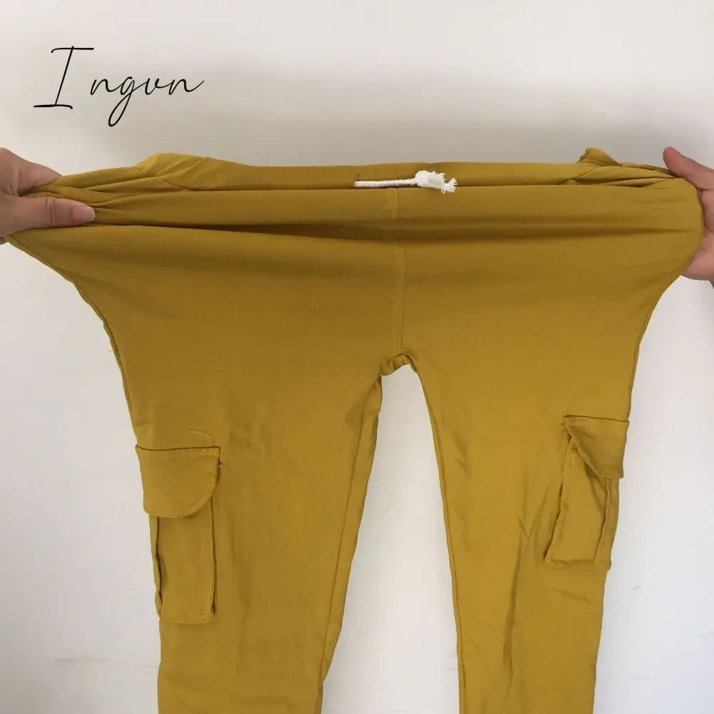Ingvn - Elastic Sexy Skinny Pencil Jeans For Women Leggings Jeans Woman High Waist Jeans Women's Thin-Section Denim Pants