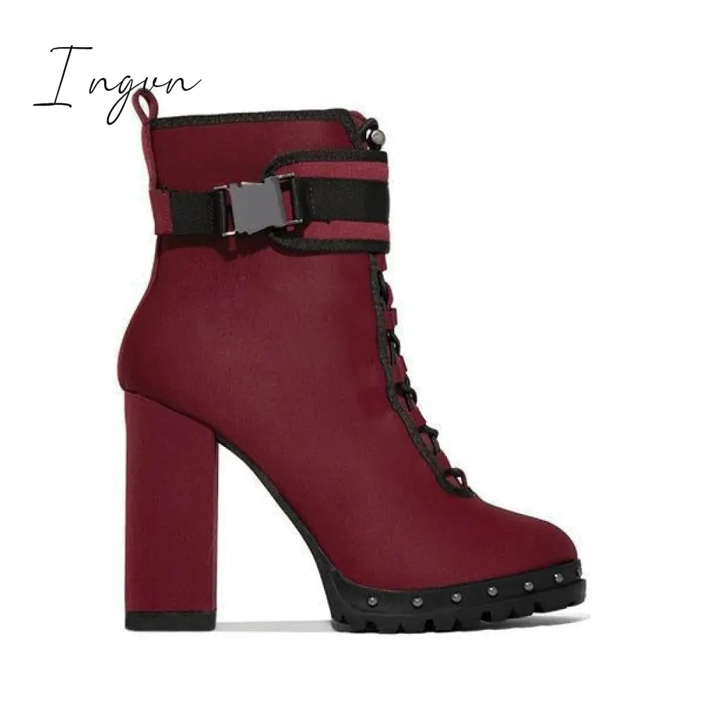 Ingvn - High Heel Comfy Boots