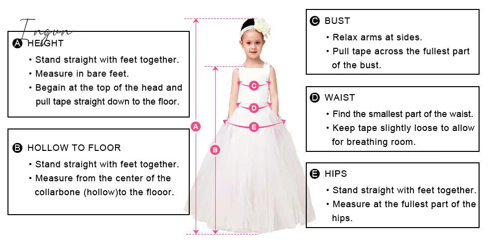 Ingvn - Teen Girls Dresses for Party Wedding Ball Gown Princess Bridesmaid Costume Dresses for Kids Clothes Girl Children's Dresses