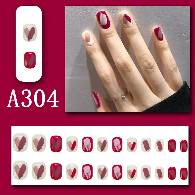 24pcs Lemon Short Wear Tips Nail False Patch Press on Nails Supplies for Professionals Artifical Fake Nails Faux Ongles Uñas