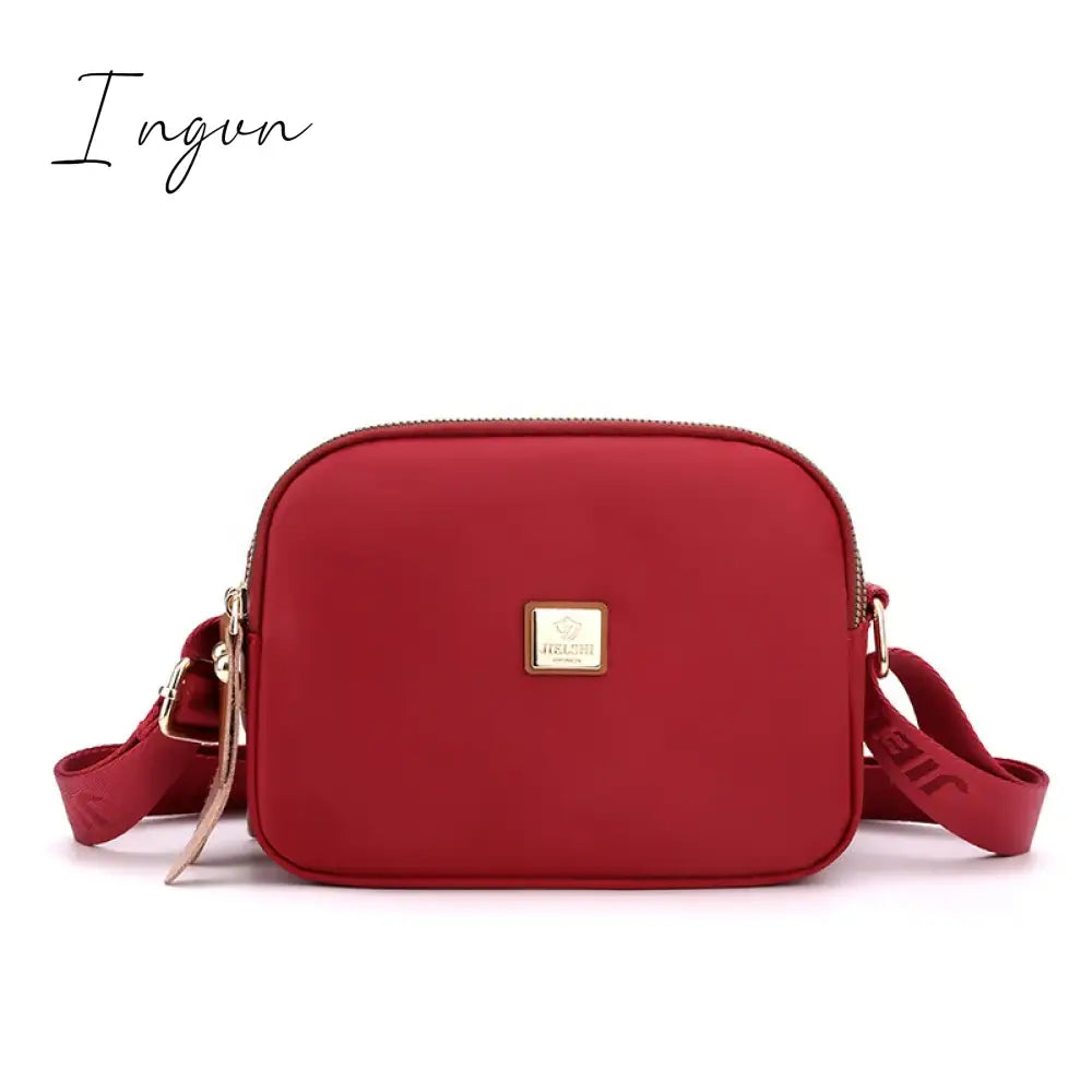Ingvn - Small Shoulder Bag Women CrossBorder Supply Of Nylon Fabric Leisure Mini Shoulder Bag Ladies Embroidered Han Pocket