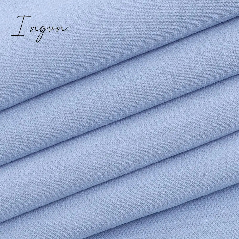 Ingvn - Short Sleeve Bodycon Beach Dresses High Waist A-line Ladies Party Vestidos Elegant Solid V-neck Summer Women Dress