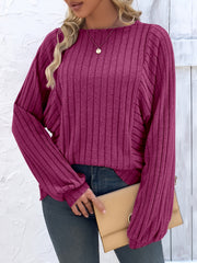 Women's Elegant Solid Color Casual Sports T-Shirt, Polyester, Round Neck, Regular Length, Sleeveless, Spring/Autumn, Knit Fabric, Fashion Top Tee