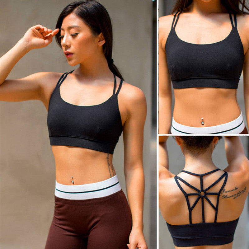 TaoBo Hot Sale Women Yoga Sports Bra Push Up Stretch Cycling Workout Tank Top short Running Sport Bra Top sports T-shirt